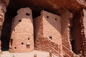 Detailed view of formation at Cliff Dwellings