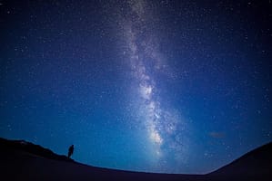 star gazing at Great Sand Dunes National Monument