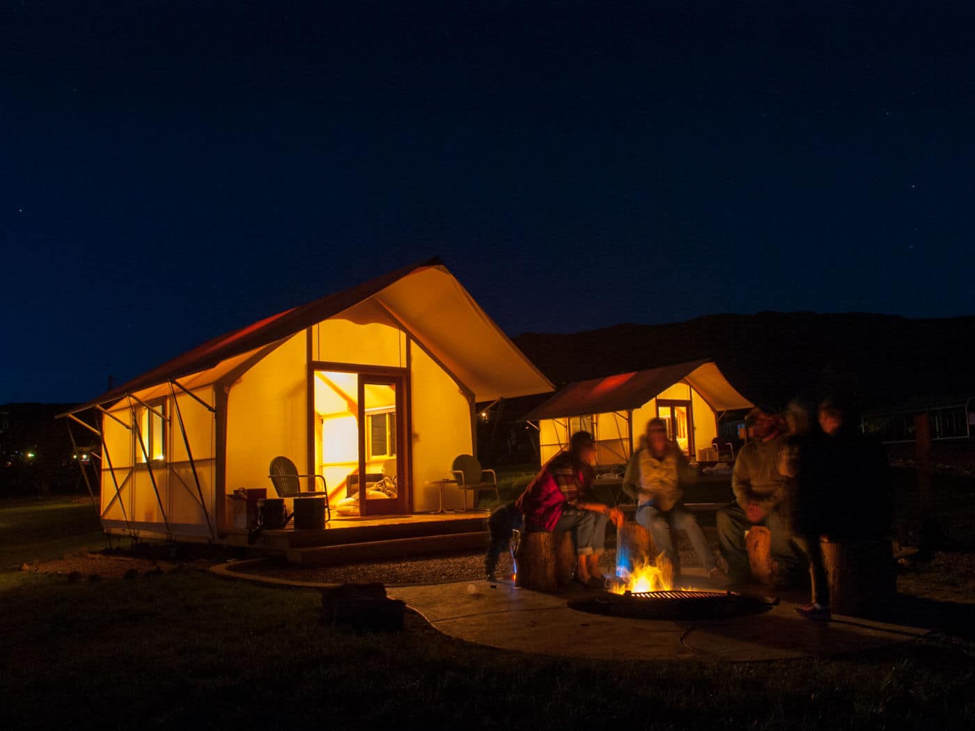 After Dark on Your Family Glamping Trip 