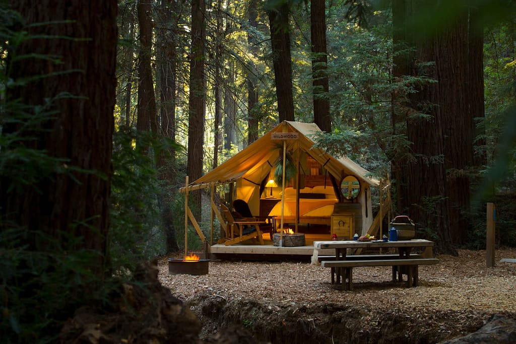 Glamping in California with Ventana Big Sur