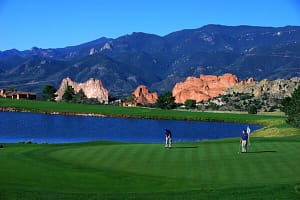 scenic view of Kissing Camels Golf Club, Garden of the Gods Club