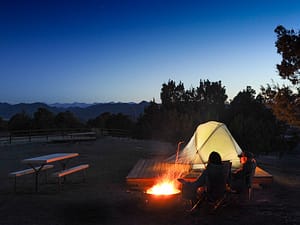 tent camping in colorado