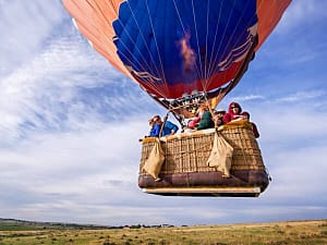 hot air balloon ride